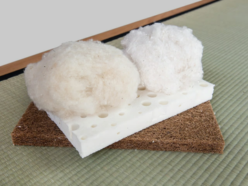 Futon with coconut and latex - Futon single cotton mattress by Vivere Zen - view 3